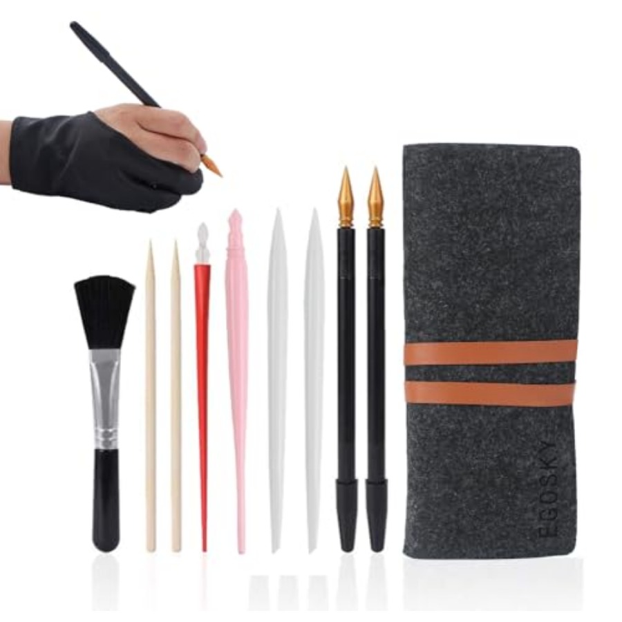 Drawing Glove Artist - Alat Seni Lukis Gores, 11 Buah