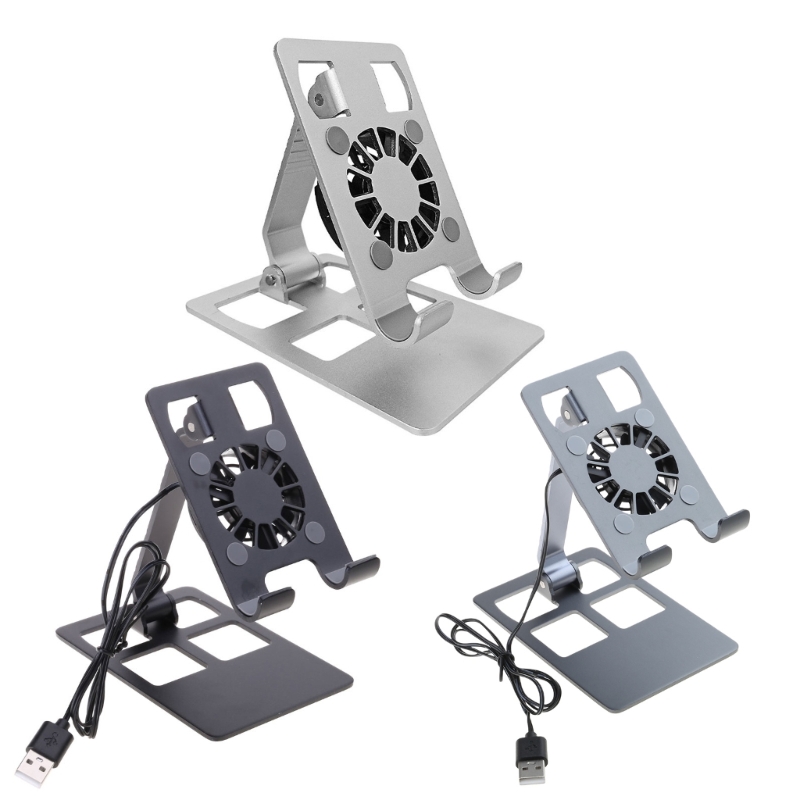 Cooling Stand Tablet - Dudukan Ponsel Kipas Pendingin Portabel Pembuangan