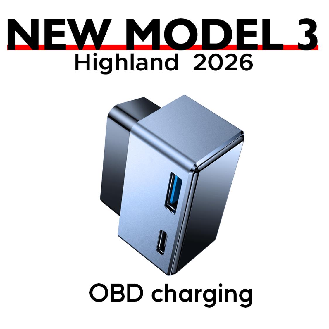 Usb Hub Type C - Adaptor Pengisian Cepat OBD Aluminium Port