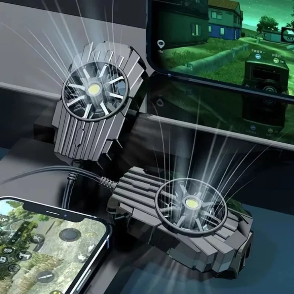 Android Tablet Gaming Accessories - Klip Belakang Portabel Pendingin Mini Berpendingin