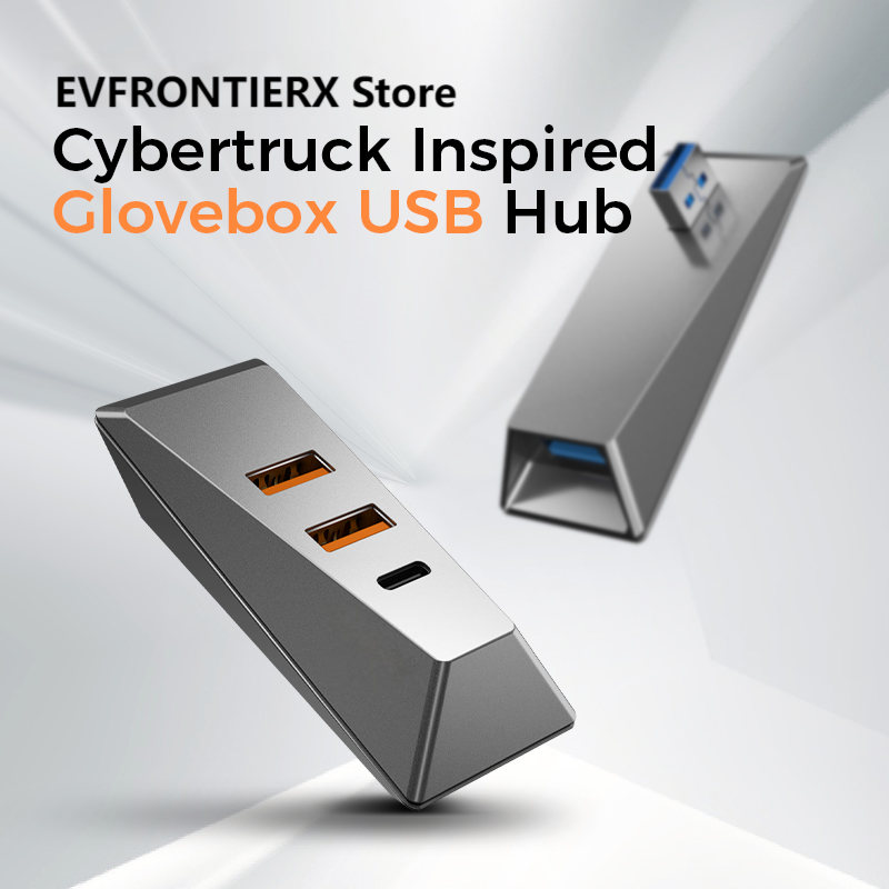 Usb Hub Type C - Hub Data untuk Kompartemen Sarung Tangan