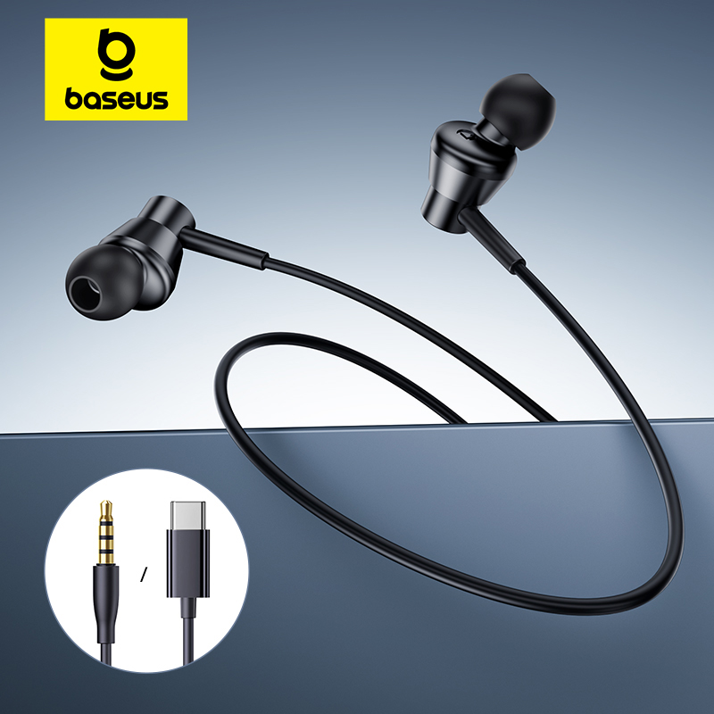 Wired Earphone Lightning - Baseus Encok CZ11/HZ11 earphone berkabel, headphone