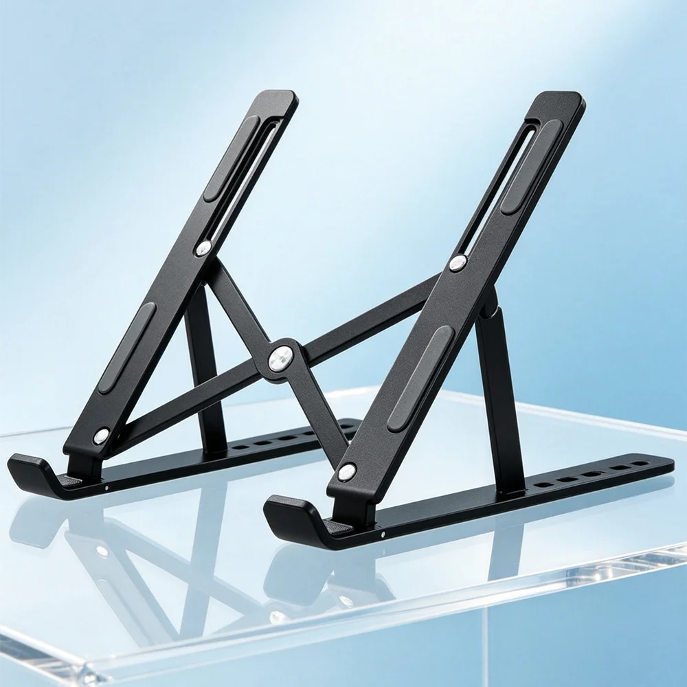 Cooling Stand Tablet - Dudukan Laptop dari Paduan Aluminium, Dapat