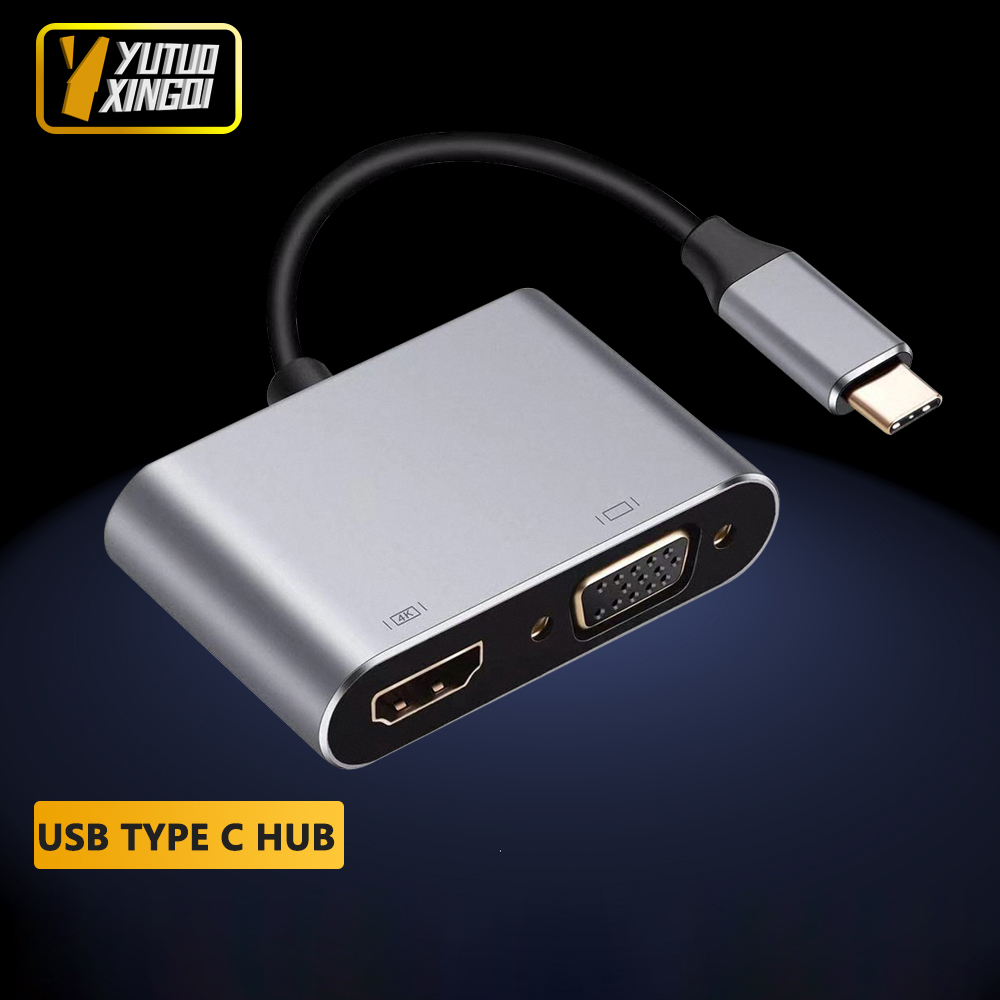 Usb Hub Type C - Kabel Video HD 4K USB Type