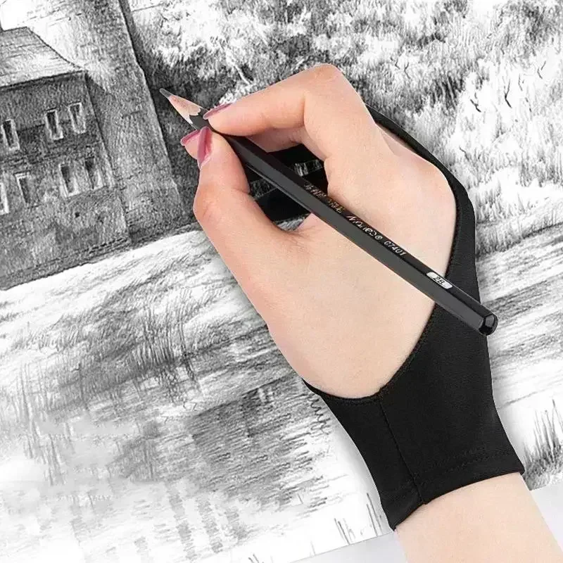Drawing Glove Artist - Sarung Tangan Anti-Sentuh Dua Jari untuk