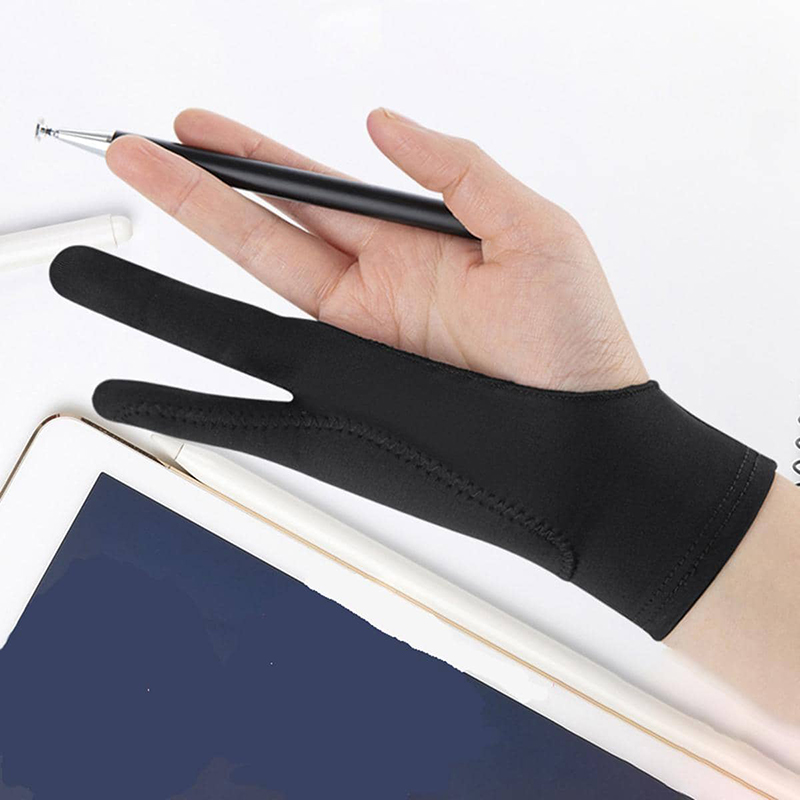Drawing Glove Artist - Sarung Tangan Anti-Sentuhan Tangan Ganda Tunggal/Tiga