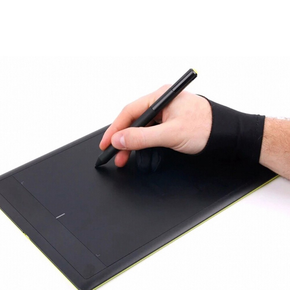 Drawing Glove Artist - Sarung Tangan Seniman Hitam 2 Jari
