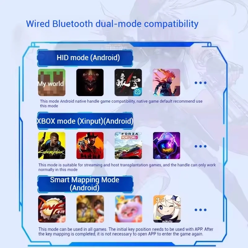Kontrol Gamepad untuk Ponsel A - Android Tablet Gaming Accessories ulasan dan harga