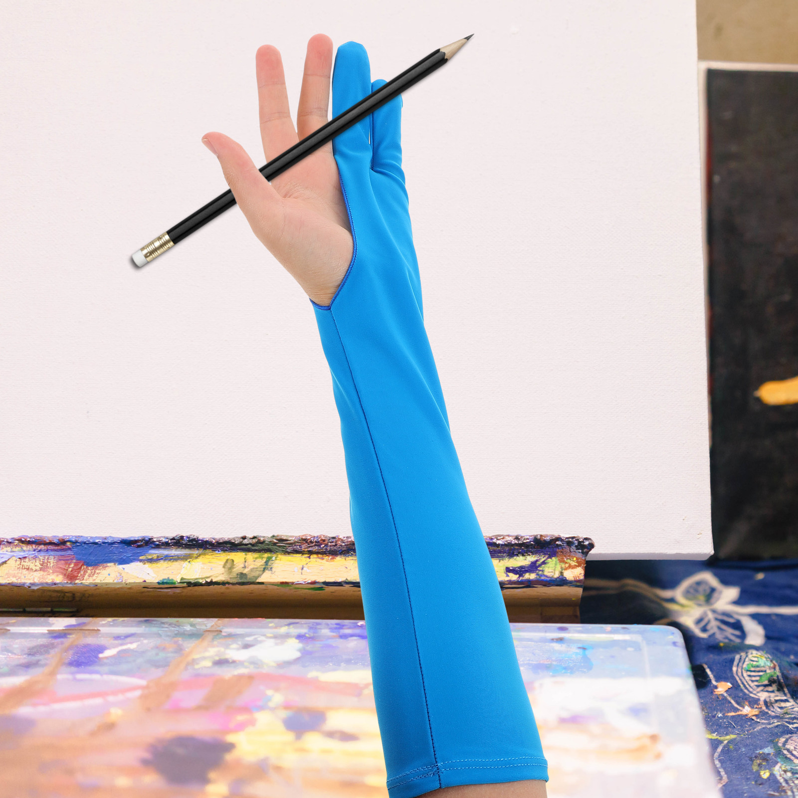 1 Pasang Sarung Tangan Menggam - Drawing Glove Artist ulasan dan harga