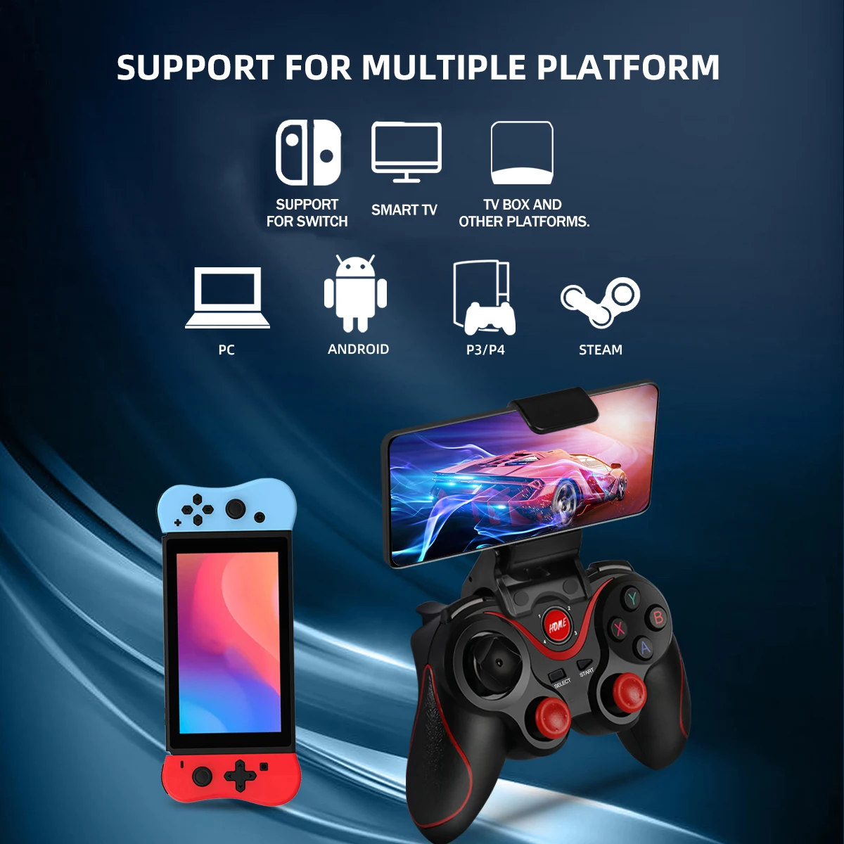 Gamepad Bluetooth nirkabel, Ga - Android Tablet Gaming Accessories ulasan dan harga