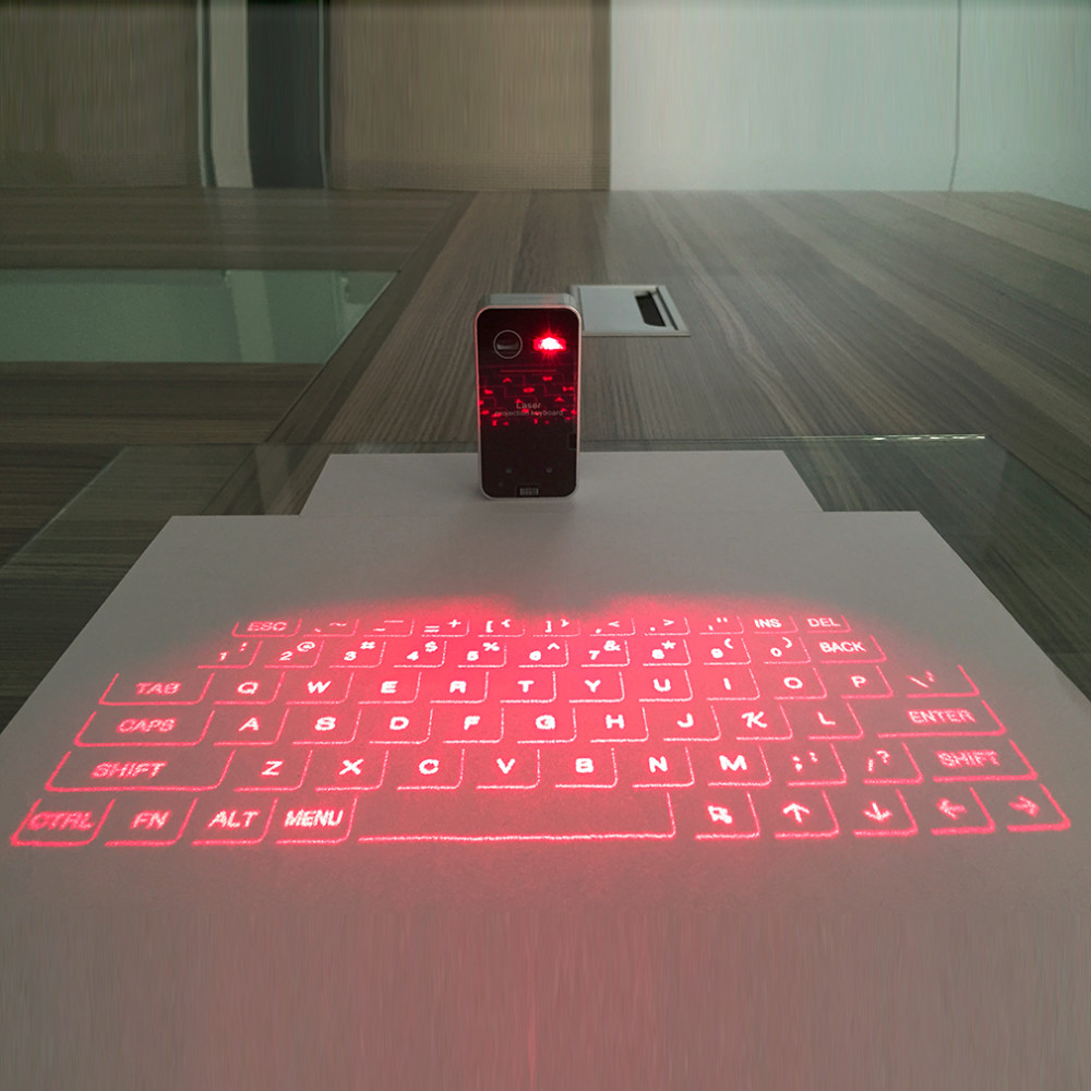 Keyboard Laser Nirkabel Portab - Android Tablet Gaming Accessories ulasan dan harga