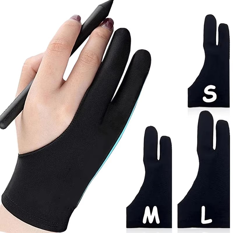 Sarung Tangan Anti Sentuh Dua  - Drawing Glove Artist ulasan dan harga