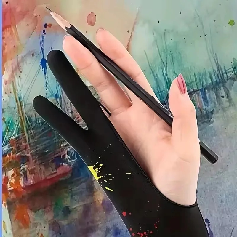 Sarung Tangan Anti Sentuh Dua  - Drawing Glove Artist ulasan dan harga