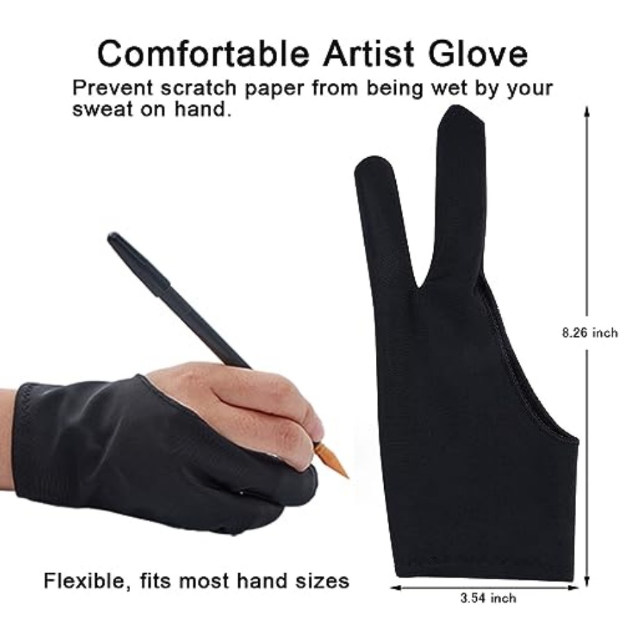 Alat Seni Lukis Gores, 11 Buah - Drawing Glove Artist ulasan dan harga