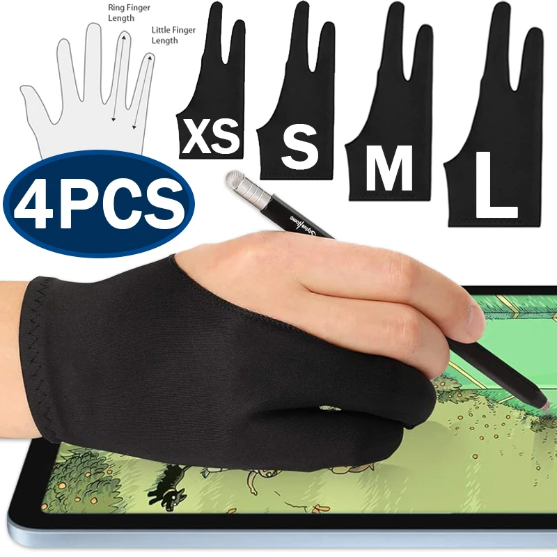 Sarung Tangan Anti-Sentuh Dua  - Drawing Glove Artist ulasan dan harga