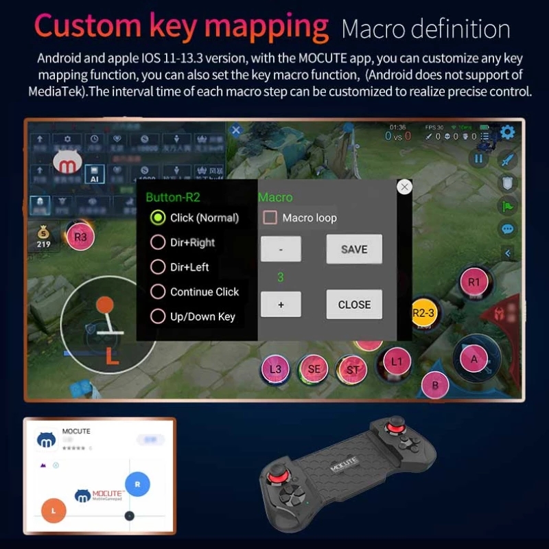 Gamepad untuk iPhone Android k - Android Tablet Gaming Accessories ulasan dan harga