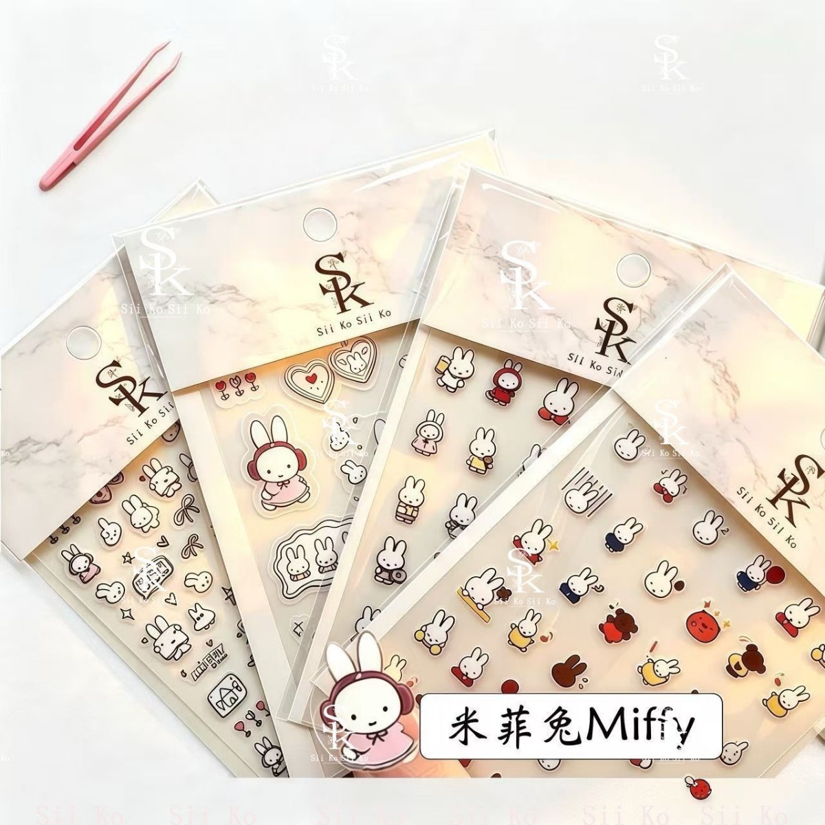 Stiker Kuku Kelinci Miffy Kart - Tablet Cute Accessories ulasan dan harga