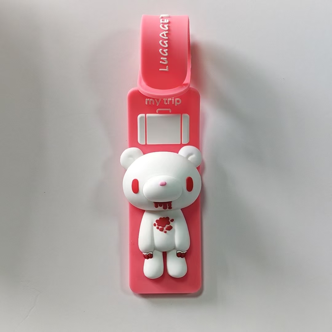 Tag Bagasi Silikon Beruang Kar - Tablet Cute Accessories ulasan dan harga