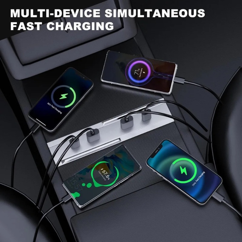 Adaptor Konsol Tengah Mobil Mu - Usb Hub Type C ulasan dan harga
