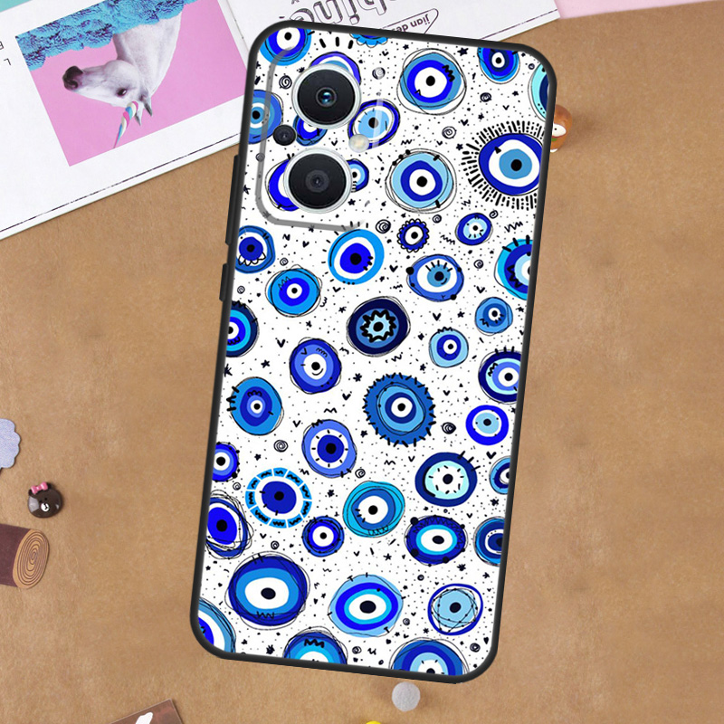 Casing dengan Motif Mata Jahat - Oppo Reno 12 ulasan dan harga