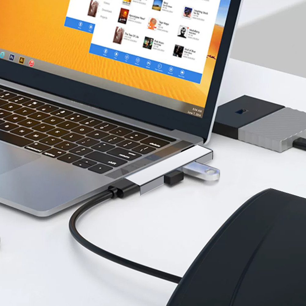 3 in 1 USB Docking Station OTG - Usb Hub Type C ulasan dan harga