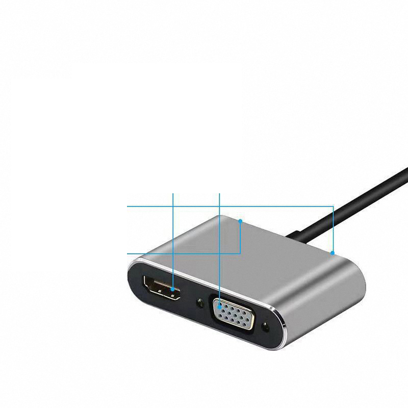 Kabel Video HD 4K USB Type C k - Usb Hub Type C ulasan dan harga