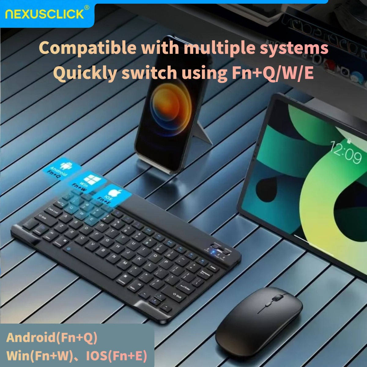 Keyboard Bluetooth Nirkabel Ne - Android Tablet Gaming Accessories ulasan dan harga