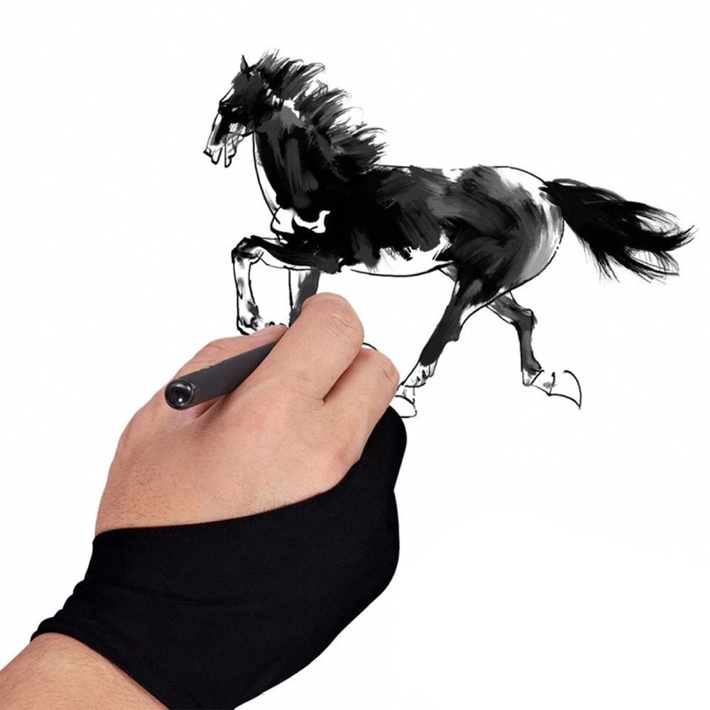 Sarung Tangan Pelukis Anti Gor - Drawing Glove Artist ulasan dan harga