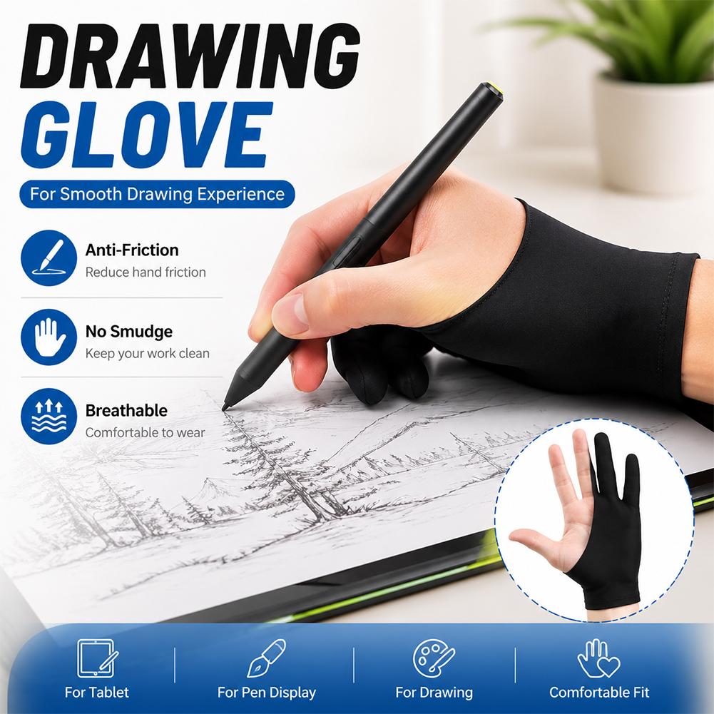 Sarung Tangan Gambar Anti Sent - Drawing Glove Artist ulasan dan harga