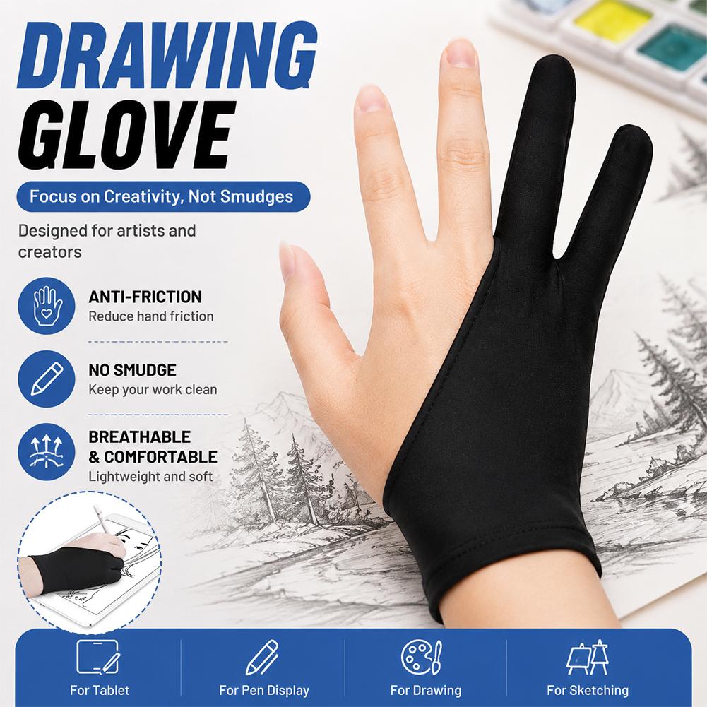 Sarung Tangan Gambar Anti Sent - Drawing Glove Artist ulasan dan harga